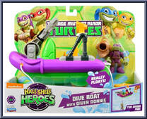 Dive Boat (with Diver Donnie) from Teenage Mutant Ninja Turtles - Half Shell Heroes - Accessories manufactured by Playmates [Front]