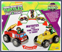 Fire Truck to Tank from Teenage Mutant Ninja Turtles - Half Shell Heroes - Accessories manufactured by Playmates [Back]