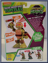 Mikey from Teenage Mutant Ninja Turtles - Half Shell Heroes - Press 'N Shout manufactured by Playmates [Back]