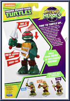 Raph from Teenage Mutant Ninja Turtles - Half Shell Heroes - Press 'N Shout manufactured by Playmates [Back]