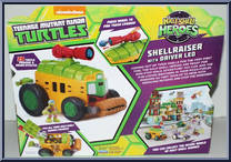 Shellraiser with Driver Leo from Teenage Mutant Ninja Turtles - Half Shell Heroes - Accessories manufactured by Playmates [Back]