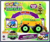 Shellraiser to Recycle Truck from Teenage Mutant Ninja Turtles - Half Shell Heroes - Accessories manufactured by Playmates [Front]