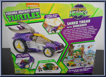 Shred Tread (with Shredder) from Teenage Mutant Ninja Turtles - Half Shell Heroes - Accessories manufactured by Playmates [Back]