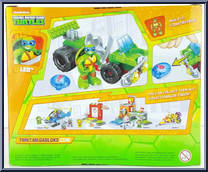 Leo (Turtle Buggy) from Teenage Mutant Ninja Turtles - Half Shell Heroes - Basic Series manufactured by Mega Bloks [Back]