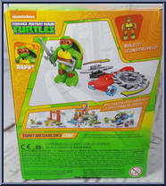 Raph (Skateboard) from Teenage Mutant Ninja Turtles - Half Shell Heroes - Basic Series manufactured by Mega Bloks [Back]
