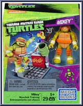 Mikey (Nunchuk Training) from Teenage Mutant Ninja Turtles - 2016 Series manufactured by Mega Bloks [Front]