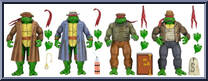 Gangster Turtles 4-Pack from Teenage Mutant Ninja Turtles - Mirage Comics - Basic Series manufactured by Neca [Loose]