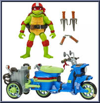 Battle Cycle with Raphael from Teenage Mutant Ninja Turtles - Mutant Mayhem - Accessories manufactured by Playmates [Loose]