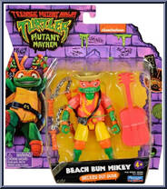 Beach Bum Mikey from Teenage Mutant Ninja Turtles - Mutant Mayhem - Basic Series manufactured by Playmates [Front]