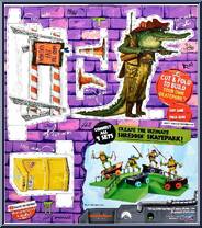 Build N' Shred Skatepark with Skater Leo from Teenage Mutant Ninja Turtles - Mutant Mayhem - Accessories manufactured by Playmates [Back]
