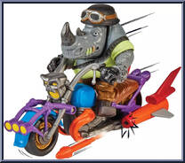 Chopper Cycle with Rocksteady from Teenage Mutant Ninja Turtles - Mutant Mayhem - Accessories manufactured by Playmates [Loose]
