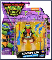 Cowboy Leo from Teenage Mutant Ninja Turtles - Mutant Mayhem - Basic Series manufactured by Playmates [Front]