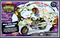 Ninja Kick Cycle with Leonardo from Teenage Mutant Ninja Turtles - Mutant Mayhem - Accessories manufactured by Playmates [Back]