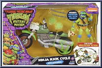 Ninja Kick Cycle with Leonardo from Teenage Mutant Ninja Turtles - Mutant Mayhem - Accessories manufactured by Playmates [Front]