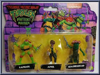 Raphael / April / Leatherhead from Teenage Mutant Ninja Turtles - Mutant Mayhem - Minis manufactured by Playmates [Front]
