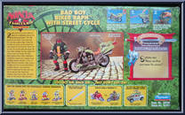 Bad Boy Biker Raph with Street Cycle from Teenage Mutant Ninja Turtles - Next Mutation - Series 1 - Vehicles manufactured by Playmates [Back]