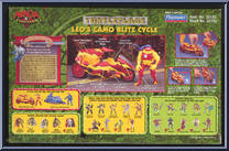 Turtleflage Leo (with Camo Blitz Cycle) from Teenage Mutant Ninja Turtles - Next Mutation - Turtleflage - Vehicles manufactured by Playmates [Back]
