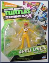 April O 'Neil from Teenage Mutant Ninja Turtles - Nickelodeon - Dimension X manufactured by Playmates [Front]