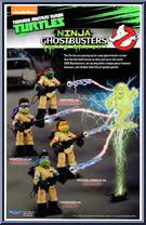 Leonardo as Stantz from Teenage Mutant Ninja Turtles - Nickelodeon - Ghostbusters manufactured by Playmates [Back]