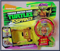 Dasher Donnie (with Patrol Buggy) from Teenage Mutant Ninja Turtles - Nickelodeon - T-Sprints manufactured by Playmates [Front]