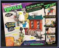 Fire Escape Free Fall from Teenage Mutant Ninja Turtles - Nickelodeon - Z-Line Ninjas manufactured by Playmates [Back]