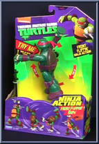 Front Flipping Raph from Teenage Mutant Ninja Turtles - Nickelodeon - Ninja Action manufactured by Playmates [Front]