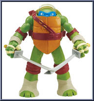 Head Droppin' Leonardo (Deluxe) from Teenage Mutant Ninja Turtles - Nickelodeon - Head Droppin' manufactured by Playmates [Loose]