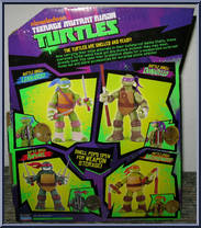Battle Shell Michelangelo (Deluxe) from Teenage Mutant Ninja Turtles - Nickelodeon - Battle Shell manufactured by Playmates [Back]