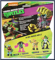 Combat Pack: Michelangelo & Fishface from Teenage Mutant Ninja Turtles - Nickelodeon - Basic Series manufactured by Playmates [Back]