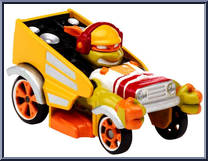 One-Touch Mikey Surf Truck from Teenage Mutant Ninja Turtles - Nickelodeon - T-Machines manufactured by Playmates [Loose]