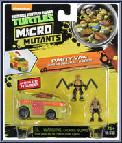 Party Van from Teenage Mutant Ninja Turtles - Nickelodeon - Micro Mutants manufactured by Playmates [Front]