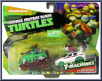 Raph in Shellraiser & Splinter in Rat Attack from Teenage Mutant Ninja Turtles - Nickelodeon - T-Machines manufactured by Playmates [Front]