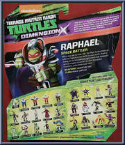 Raphael (Space Battler) from Teenage Mutant Ninja Turtles - Nickelodeon - Dimension X manufactured by Playmates [Back]