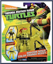 Shadow Ninja Color Change Mikey from Teenage Mutant Ninja Turtles - Nickelodeon - Basic Series manufactured by Playmates [Front]