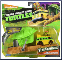 Shell Launcher (Mikey in Party Van) from Teenage Mutant Ninja Turtles - Nickelodeon - T-Machines - Playsets manufactured by Playmates [Front]