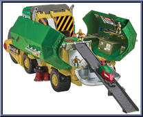 Sweeper Ops Vehicle Playset from Teenage Mutant Ninja Turtles - Nickelodeon - Micro Mutants manufactured by Playmates [Loose]