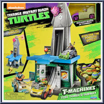 TCRI Tower & Subway from Teenage Mutant Ninja Turtles - Nickelodeon - T-Machines - Playsets manufactured by Playmates [Front]