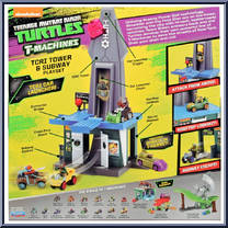 TCRI Tower & Subway from Teenage Mutant Ninja Turtles - Nickelodeon - T-Machines - Playsets manufactured by Playmates [Back]