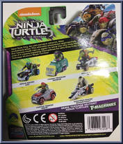 Chopper Racin' Rocksteady from Teenage Mutant Ninja Turtles - Out of the Shadows - T-Machines manufactured by Playmates [Back]