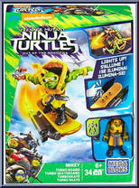 Mikey (Turbo Board) from Teenage Mutant Ninja Turtles - Out of the Shadows - Basic Series manufactured by Mega Bloks [Front]