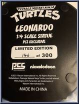 Leonardo (Exclusive) from Teenage Mutant Ninja Turtles - 1:4 Scale Statues manufactured by PCS Collectibles [Loose]