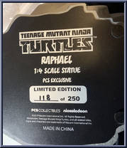Raphael (Exclusive) from Teenage Mutant Ninja Turtles - 1:4 Scale Statues manufactured by PCS Collectibles [Loose]