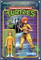April O'Neil from Teenage Mutant Ninja Turtles - ReAction Figures manufactured by Super7 [Front]