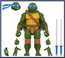 Leonardo (2003 Animated) from Teenage Mutant Ninja Turtles - Ultimates! manufactured by Super7 [Loose]
