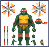 Michelangelo (2003 Animated) from Teenage Mutant Ninja Turtles - Ultimates! manufactured by Super7 [Loose]