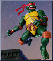 Raphael (2003 Animated) from Teenage Mutant Ninja Turtles - Ultimates! manufactured by Super7 [Loose]