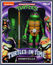 Donatello from Teenage Mutant Ninja Turtles - Turtles in Time - Basic Series manufactured by Neca [Front]