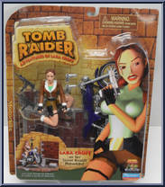 Lara Croft (Motorbike) from Tomb Raider - 6" Adventure Dioramas manufactured by Playmates [Front]