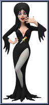 Elvira (Mistress of the Dark) from Toony Terrors - Series 6 manufactured by Neca [Loose]