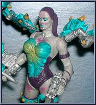 Thresher (Green Armor) (Repaint) from Total Chaos - Series 1 manufactured by McFarlane [Loose]